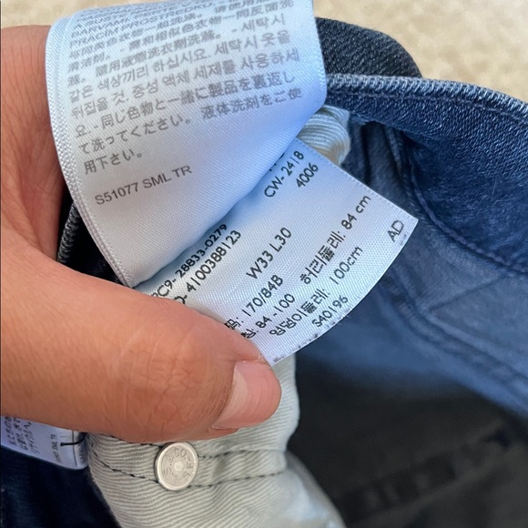 Levi's Men's Deep Blue Skinny Jeans - Picture 3 of 8